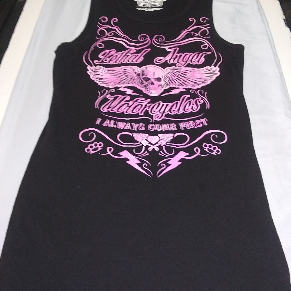 Women's plus size biker/rocker top